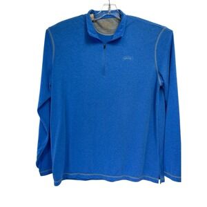 Orvis Trout Bum Men's Sz XL Blue 1/4 Zip Shirt (H20) NW/OTs